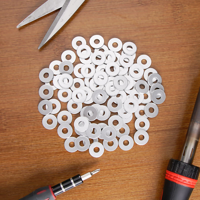 Aluminum Backup POP Rivet Washers for 1/4" Diameter Rivets,Aluminum Back Up Washer, 310 Pieces 1/4"