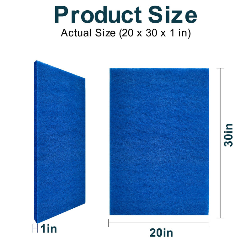 20x30x1 Washable Reusable Filter Fits Furnace and Air Conditioner