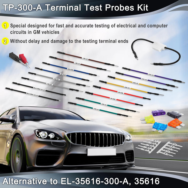 J-35616 TP-300-A Terminal Test Probe Lead Kit Compatible with GM Vehicles Alternative to EL-35616-300-A, 35616 (34PCS)