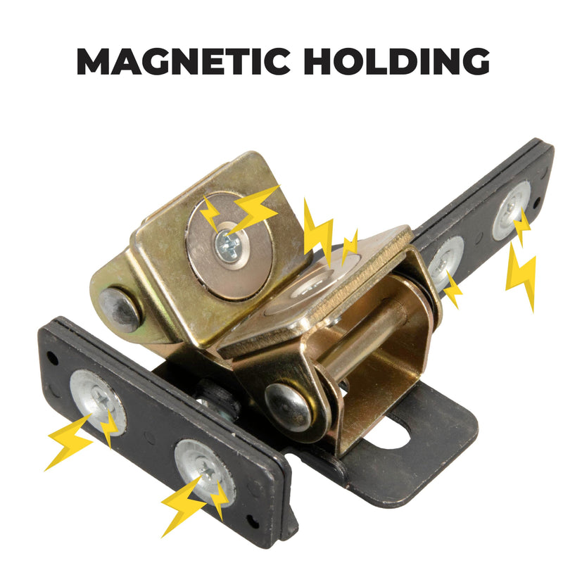 Strong Hand Tools, MagTab 2.0, Adjustable Magnetic Tab Holder, 6 x Replaceable Magnets, Knurled Knob, Slotted Bracket, Adjustable Magnetic V-Pad Base, Magnetic Tack Welding Tool, MET11