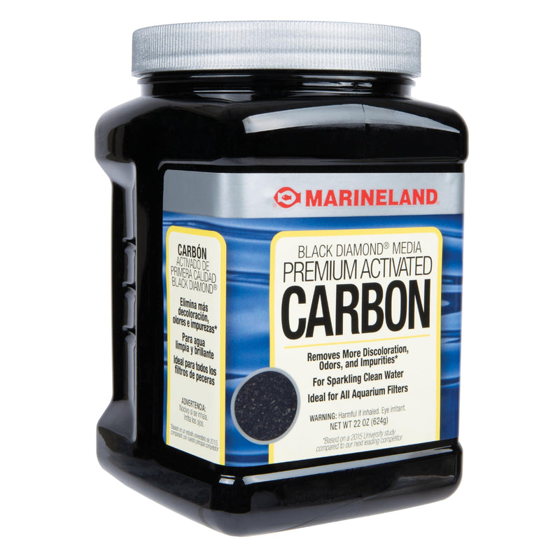 Marineland Black Diamond Premium Activated Carbon 22 Ounces, Filter Media For Aquariums 22 ounce