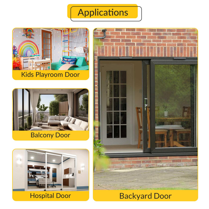 Brixwell Tandem Patio Door Roller Assembly, Steel Housing and Dichromate Wheel Finish, Dual 1-1/2" Steel Wheels, 3-5/32" Length, 23/32" Width, 1-9/16" Height, Sliding Door Hardware