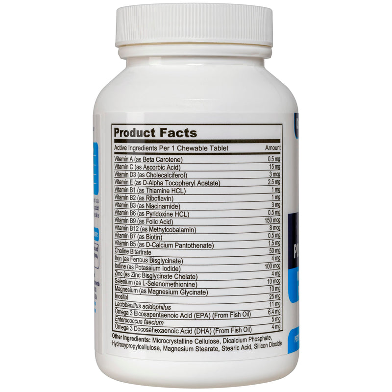 Dog Prenatal Vitamins. The Only 2in1 Prenatal & Postnatal Vitamins for Dogs with Folic Acid, Omega 3, Probiotics, Choline & Inositol, Key for Mother & Puppies, 90 Tablets - PawsPlanet Australia