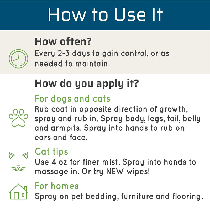 Wondercide - Flea, Tick and Mosquito Spray for Dogs, Cats, and Home - Flea and Tick Killer, Control, Prevention, Treatment - with Natural Essential Oils - Powered by Plants - Pet and Family Safe 16 OZ Cedarwood - PawsPlanet Australia