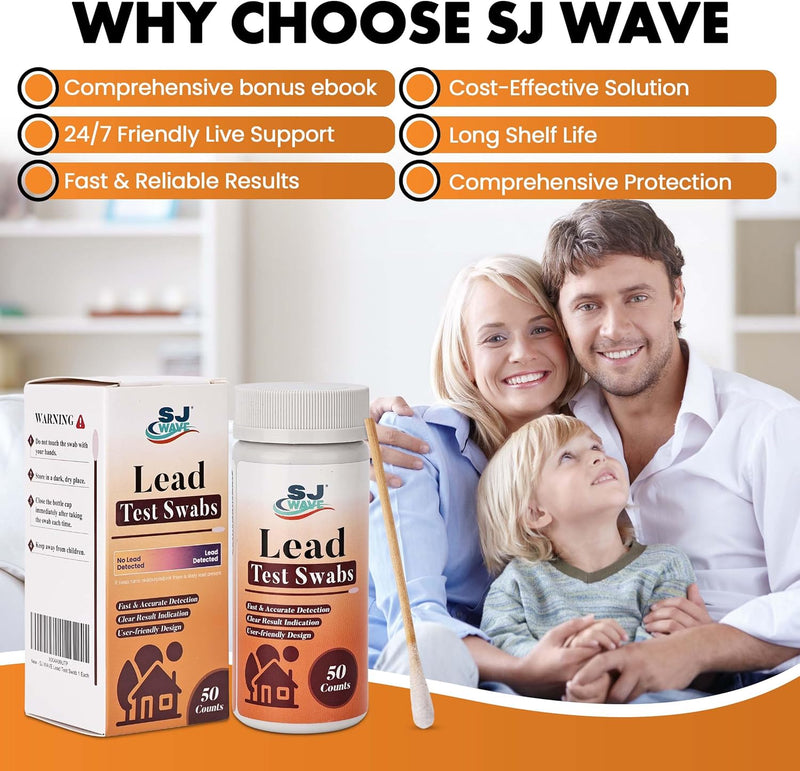 Lead Test Kit, 30 Units, Lead Paint Test Kit, Lead Test Swabs for Instant Lead Detection – Home Use on All Surfaces: Painted, Dishes, Toys, Jewelry, Metal, Ceramics, Wood. - NewNest Australia
