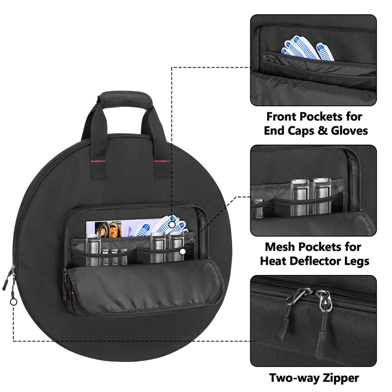 HODRANT Heat Deflector Carry Bag Compatible with Solo Stove Ranger 20" Small-Compatible with Ranger Deflector