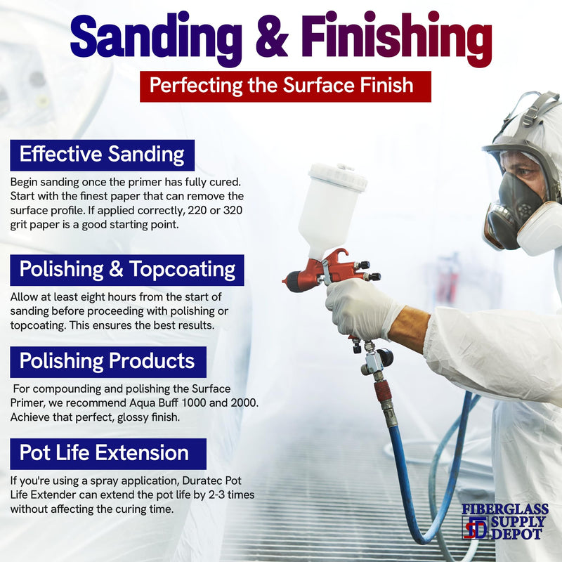 Duratec 707-002 Grey Surface Primer Quart with 15cc Hardener