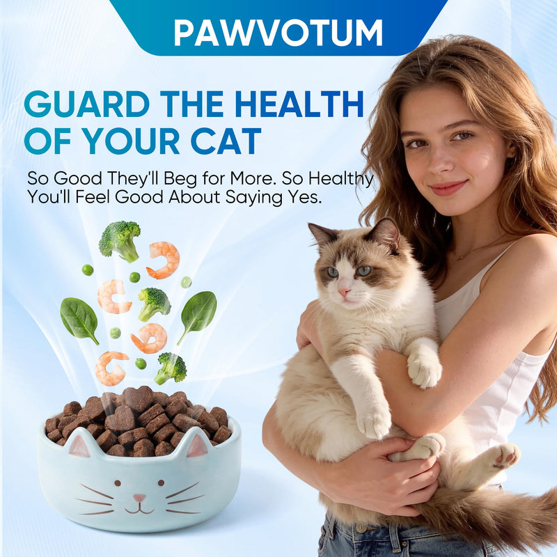 Cat Multivitamin Amino Acids Chews, Pet Vitamins and Supplements Contains Lysine, DL-Methionine and Taurine, Supports Immune and Liver Health, Improves Skin Condition, Maintains Eye Function