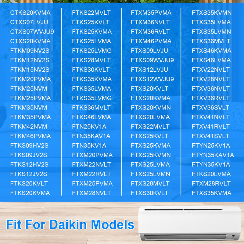 4007597 Mini Split Air Filter for Daikin Mini Split Units, 2Pcs