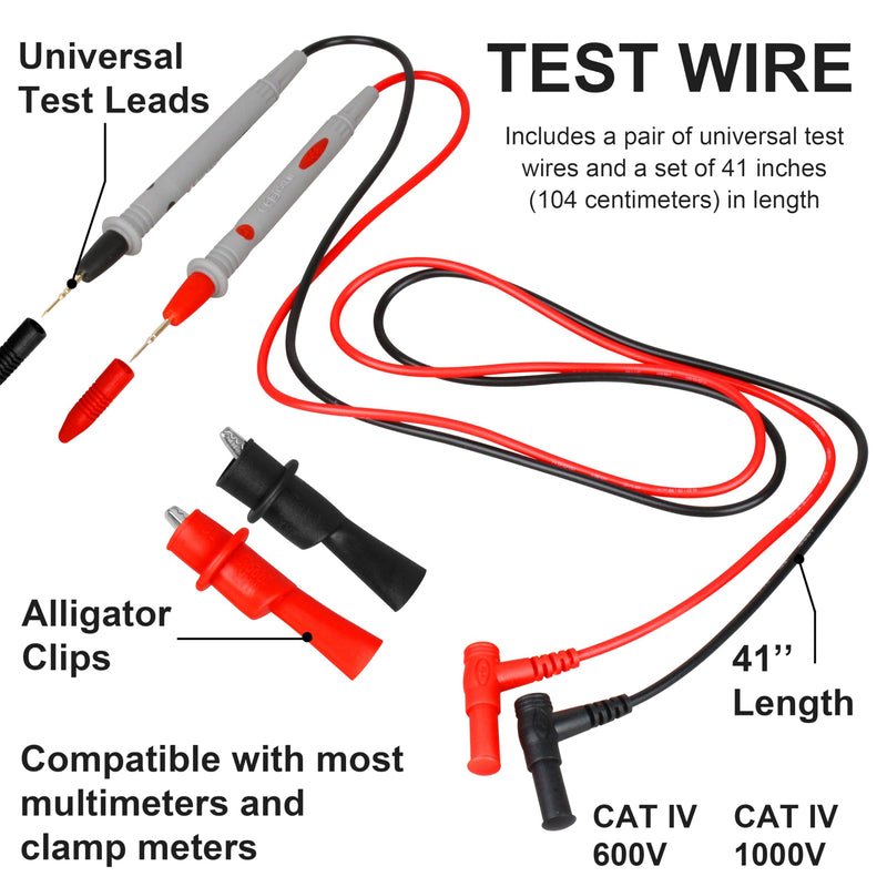69410 Multimeter Leads Set for Klein/Fluke Multimeter Leads,Right Angle (2) 2