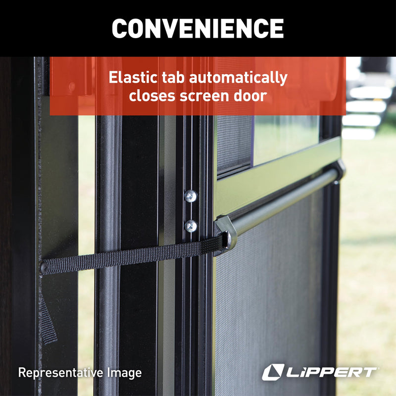 Lippert Screen Shot Automatic RV Screen Door Closer, 26", Compatible with Lippert Entry Doors Only, Easy DIY Installation, Hardware Included, 1-Year Warranty - 730813 26-inch