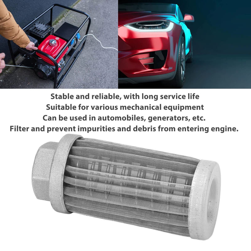 Suction Oil Filter Hydraulic Suction Oil Filter Hydraulic Suction Filter Hydraulic Suction Valve Stainless Steel Mesh Oil Filter Replacement Fuel Strainer Tube Connection