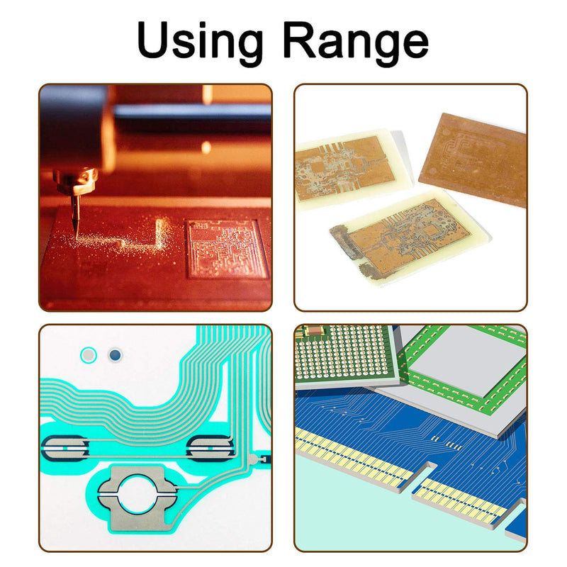 Aoje-Link Single Side Copper Clad PCB Laminate Circuit Board, FR-4 Glass Fiber, 300 x 200 x 1.5mm, 2pcs 300x200x1.5mm