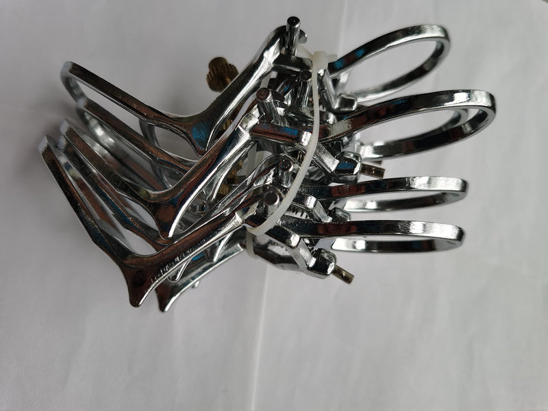 S&Dent TUV CE 5PCS Nickel Coated Articulator Medium Size Laboratory Instruments Adjustable Equipment Denture Articulator Zinc Alloy Material