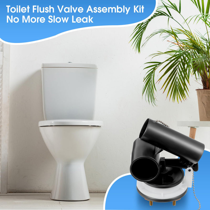 Enhon Toilet Flush Valve Assembly Compatible with American Standard 047107-0070A/3161-Series Toilet Flush Valve Flapper Replacement Kit for One Piece Toilets