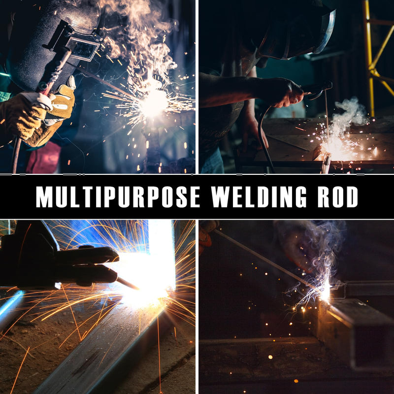 TRQWH E4303 (J422) Sticks, 3/32"-1/8" Carbon Steel Arc Welding Rods Welding Electrode, Electrode Rods (3/32"-1lb) 3/32"-1lb