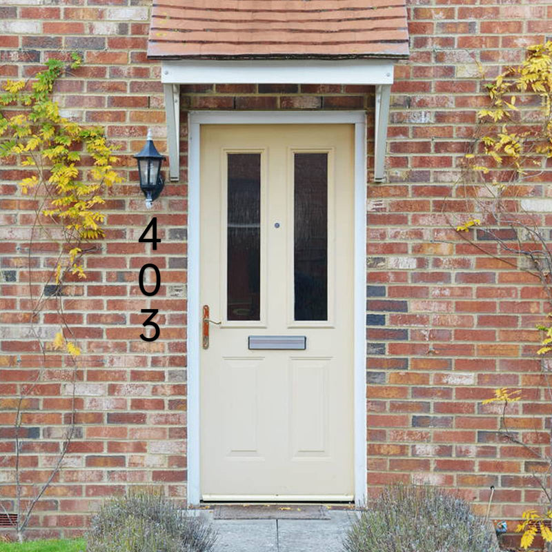 7 Inch House Numbers For Outside modern,Address Numbers For Houses Numbers For Address On House Metal Black Large Modern House Number Door Numbers For House Floating Flush Mount Zinc Alloy Black 1