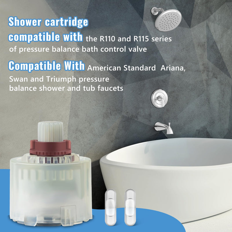 2 Pack Pressure Balance Cartridge, Compatible with A954.4400070a 2
