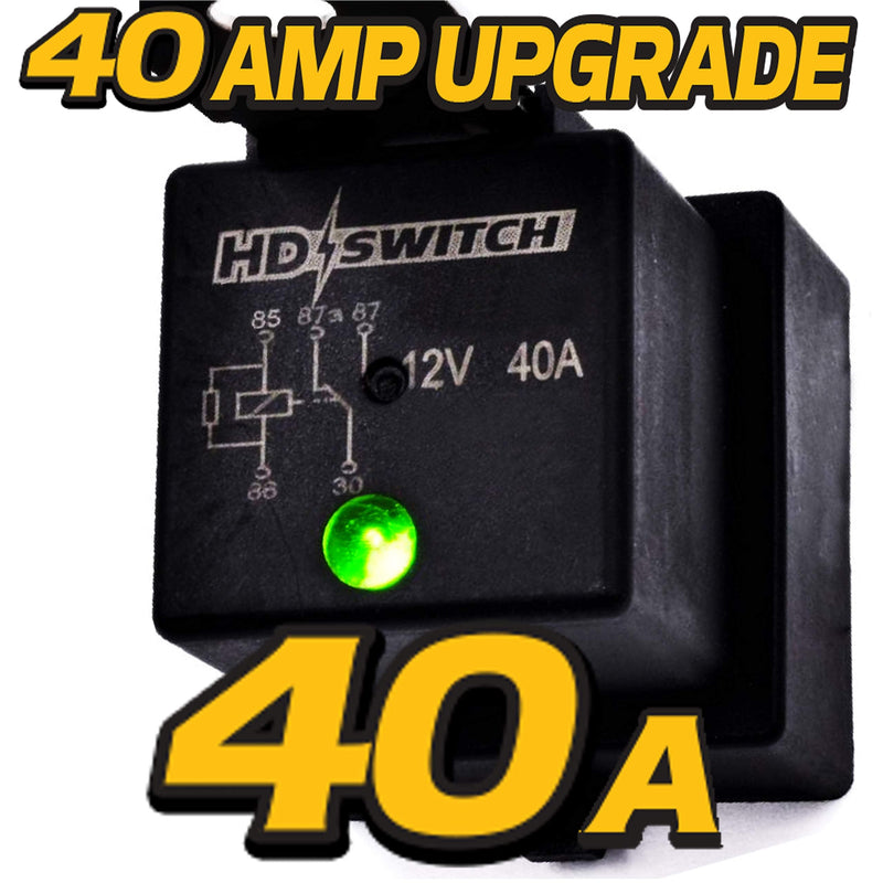 HD Switch Waterproof Relay for Scag 48788 with LED Indicator Upgrade - 40AMP - No Diode - 12VDC - fits SCR42-25CH SMST-61 SMST-61A SMST-72 SMST-72A SMT-52A SMT-61A SMTC-40 SMTC-48A