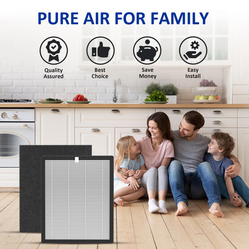 ProHEPA 9000 HEPA Replacement Filters Compatible with VEVA 9000 Puri-fiers 9000 4 Pack