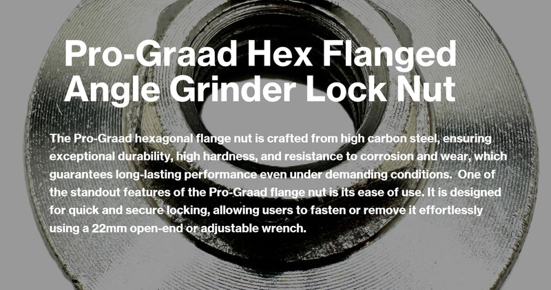 5/8-11 Angle Grinder Flange Nut, Hex Flanged Replacement Lock Nut, Locking Fastener Upper Pressing Plate Nut for 5/8”-11 Angle/Side Grinders 5/8-11 Hex Flanged Angle Grinder Lock Nut