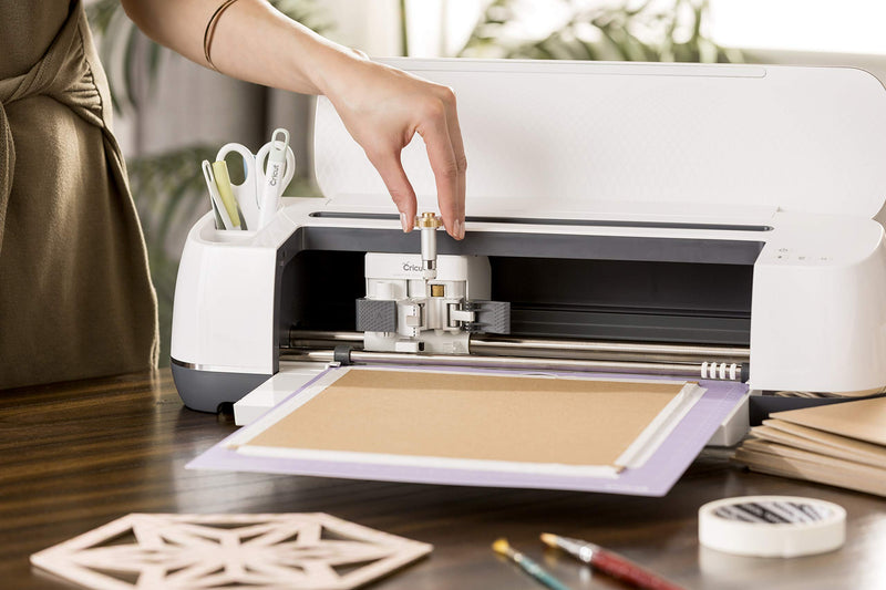 Cricut Knife Blade and Drive Housing, Hard and Durable Cutting Blade, Cuts Wood, Leather, Chipboard & More, Create Puzzles, Models, Leather Goods, Compatible with Cricut Maker Cutting Machine Blade + Housing