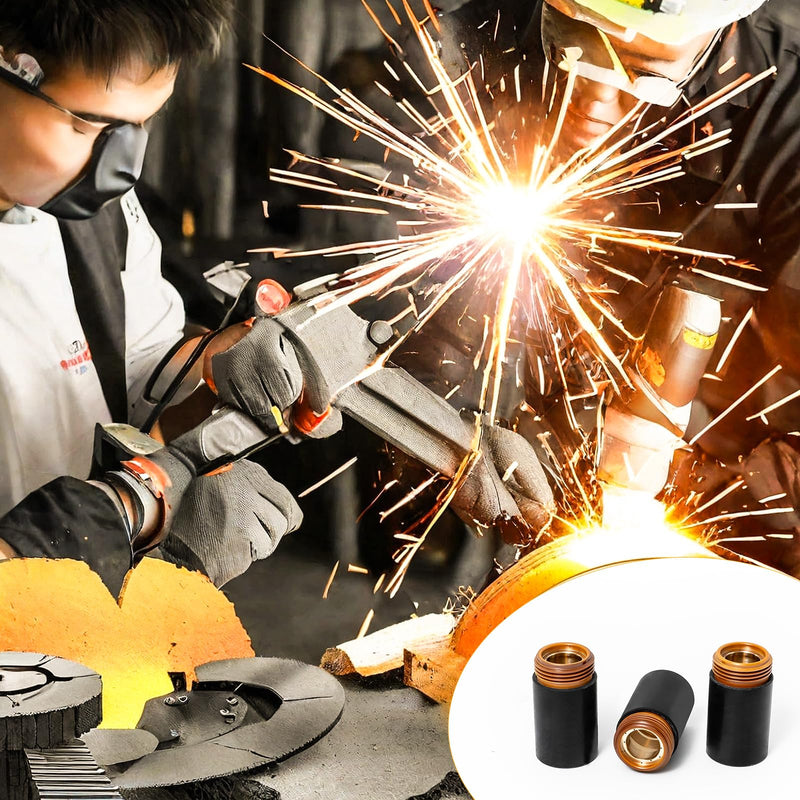 3pcs Plasma Cutter Retaining Caps,Versatile Plasma Cutting Torch Consumable Fits for PowerMax 45PX 65 85 105 HRT HRTs MRT,220854