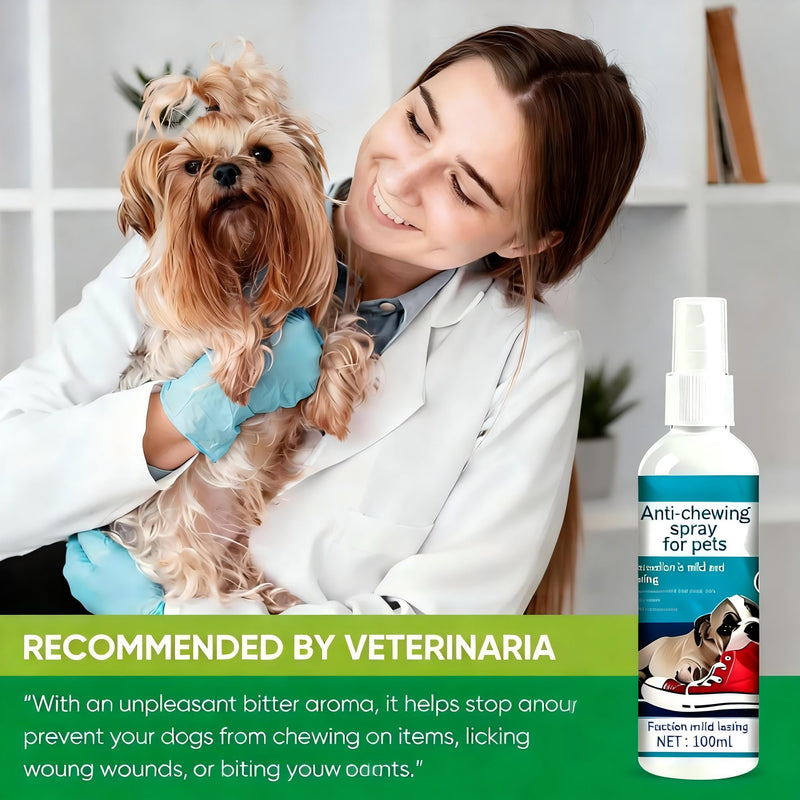 2 Pack Bitter Apple Spray for Dogs, No Chew Spray for Dogs, Natural Training Aid for Dogs & Puppies, Stop from Chewing and Biting on Furniture, Shoes, Plants, Indoor & Outdoor Use