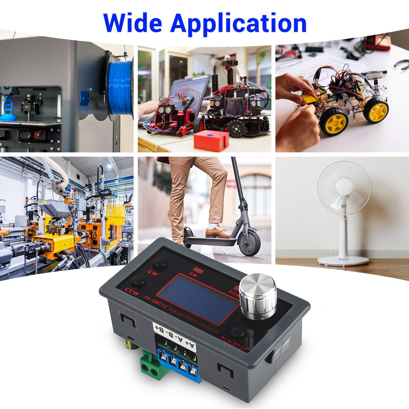 42 57 Stepper Motor Driver Controller Integrated Board Forward/Reverse Pulse Speed Angle Control Module PLC Serial Communication