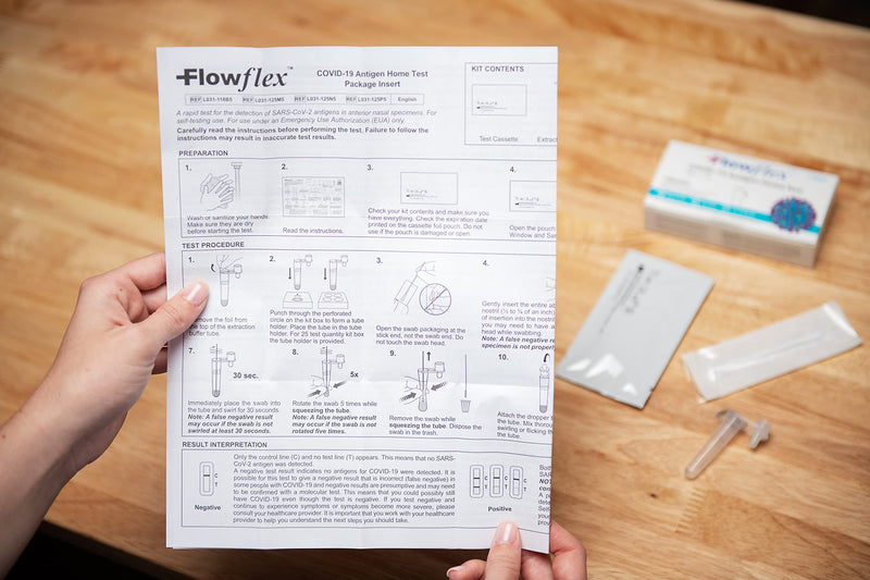 COVID-19 Antigen Home Test kit, 1 Pack, 2 Tests Total. FDA EUA Authorized OTC at-Home Self-Test, Non-invasive Nasal Swab, Easy to Use and No Discomfort, Results in 15 Minutes 1 Count (Pack of 2)