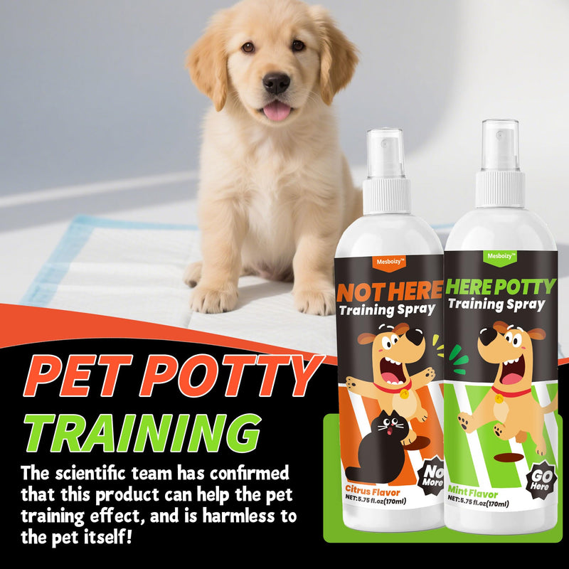 Professional Potty Training Spray for Dogs Set, Premium Formula (2 x 5.75 fl oz), No More Marking, Puppy Pee Training, Helps Establish Proper Potty Habits, Veterinary-Strength Behavioral Aid