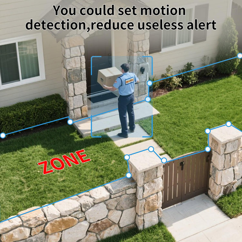 2.4/5G WiFi Cameras for Home Security with Solar Panel,Pan Rotating 180° Magnetic Security Camera Wireless,No Monthly Fee, Motion Detection,Work with Alexa,IP65 Weatherproof,Outdoor & Indoor