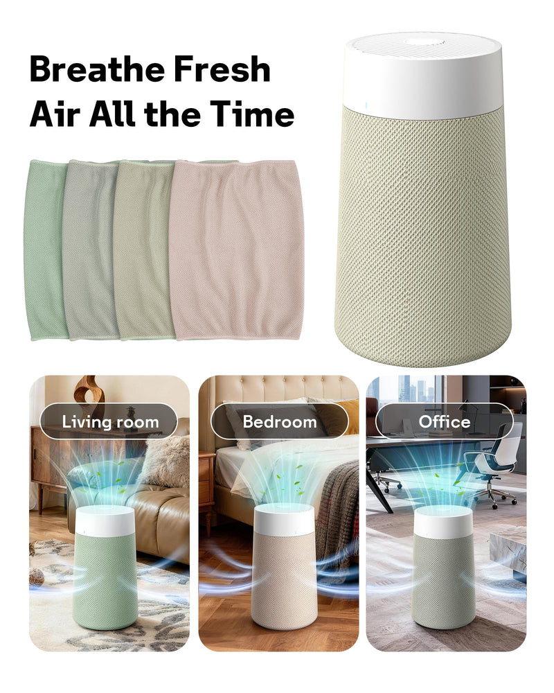 Leemone 411i Max Pre-Filter Replacement for BLUEAIR 411i & 411a Max, 4 Pack