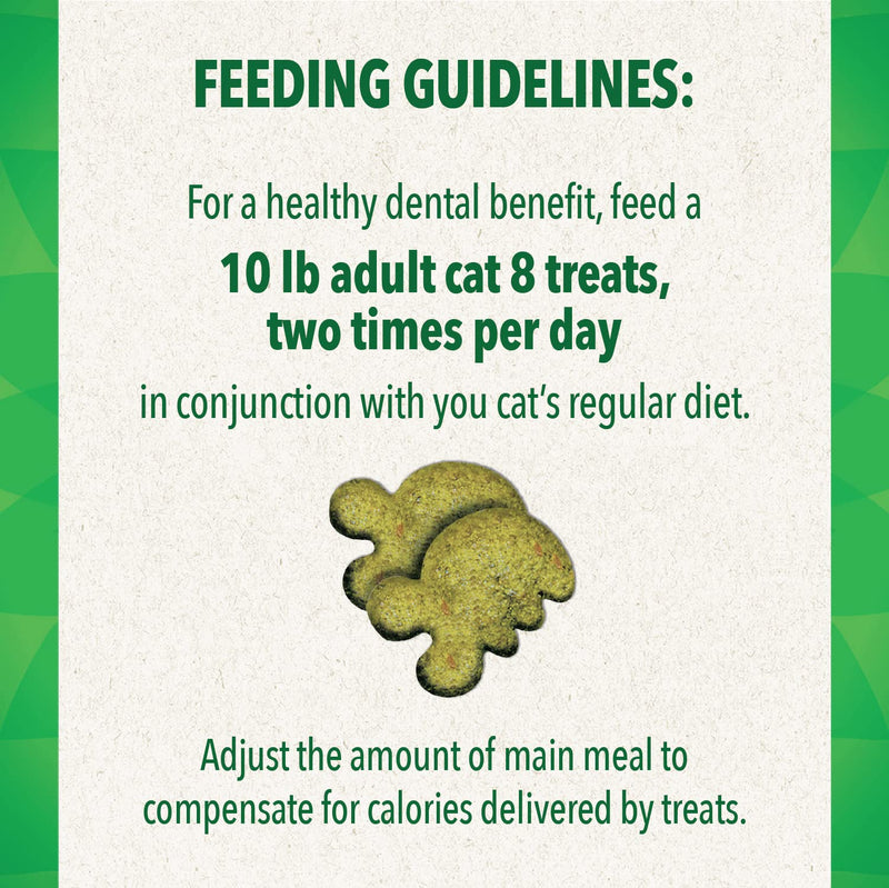 Greenies Cat Treats, Veterinarian-Recommended Adult Natural Dental Cat Treats, Tempting Tuna Flavor, 4.6 oz. Tub (Pack of 2) 4.6 Ounce (Pack of 2)