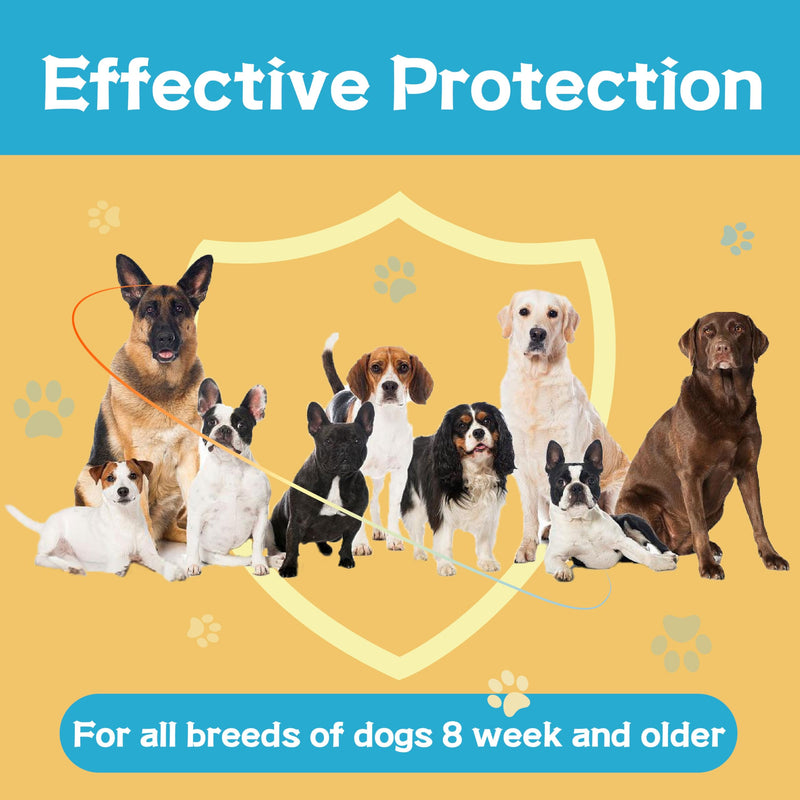 Flea and Tick Prevention for Dogs, Flea and Tick Treatment for Small Dog Puppy, Flea & Tick Control, 5-22 Pounds, 6 Doses small dog-6 Doses