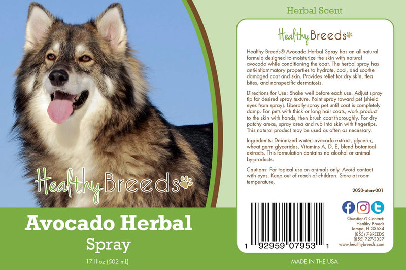 Healthy Breeds Utonagan Avocado Herbal Spray 17 oz