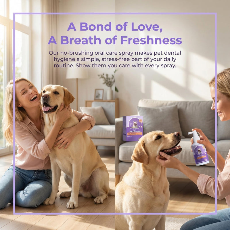 JoanofArc Dog Dental Care Spray, Oral Care Spray for Dogs, Dental Spray for Dogs, Breath Freshener & Teeth Cleaning Spray, Support Healthy Gums, Help Reduce Plaque & Tartar, No Brushing, 1.76 Fl Oz