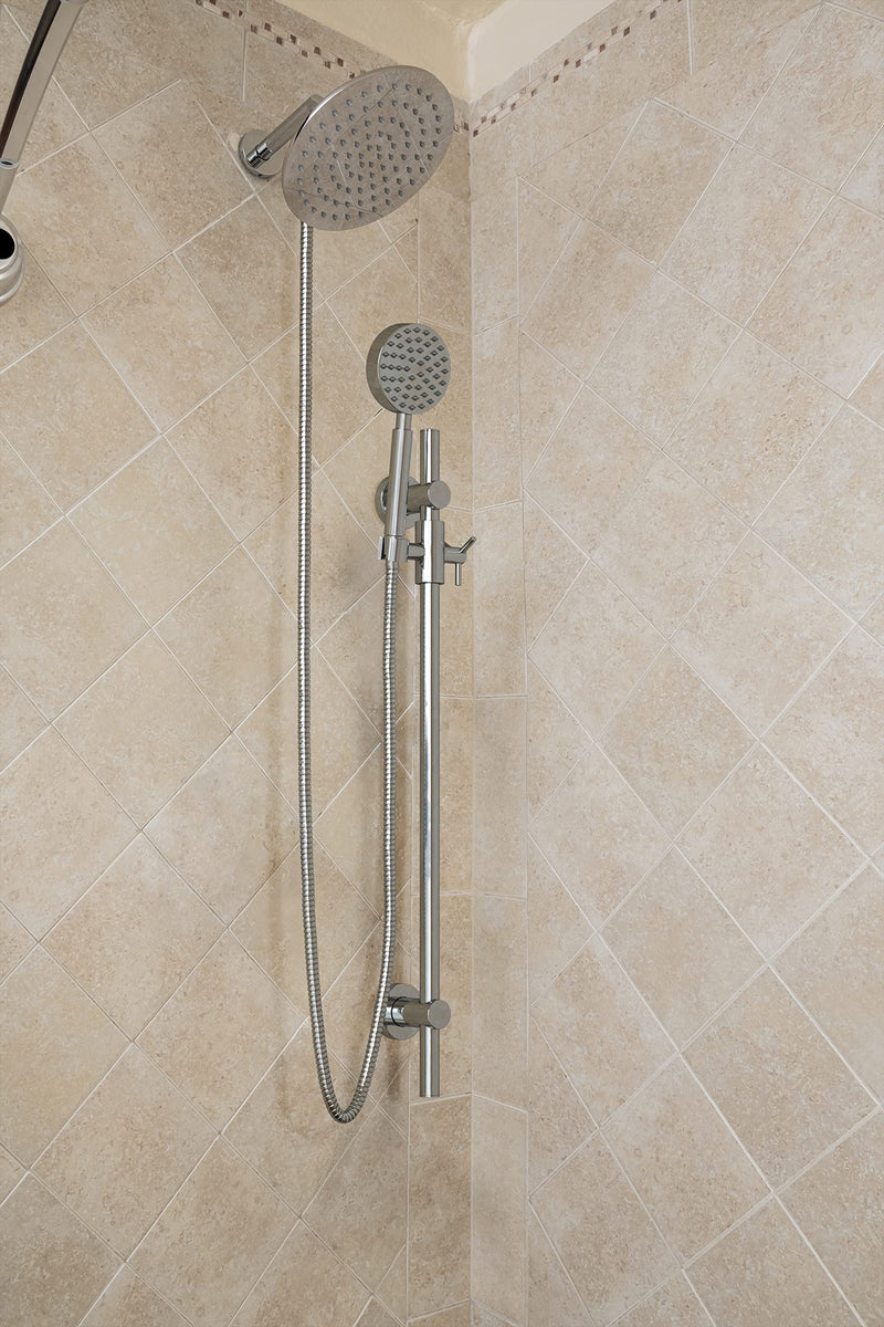 HammerHead Showers® ALL METAL 3 Way Shower Diverter Valve - Shower Arm Diverter Connects Fixed and Hand Held to Shower Arm - Shower Diverter for Dual Shower Head - Shower Splitter 2 Way - Chrome