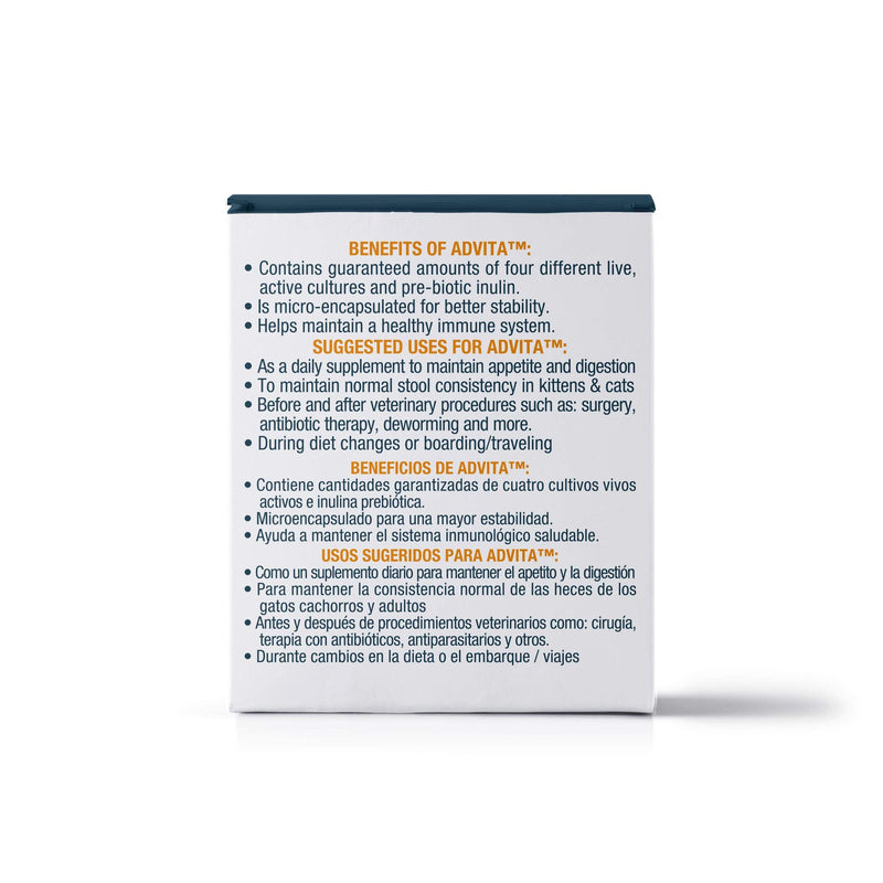 Vet One 840235149170 VetOne Advita Probiotic Nutritional Supplement Powder for Cats (2 Pack)