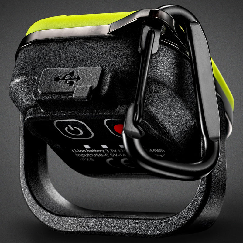 Unilite K-550 Compact Mini Work Light with Carabiner | Type-C Rechargeable | 550 Lumens | White 6500k COB LED | 6 Lighting Modes | 160˚ Rotating Stand with Strong Magnet | IPX6 Waterproof