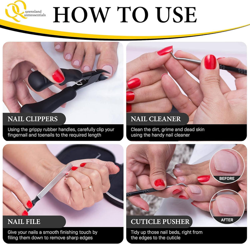 Podiatrist Toenail Clippers, Super Sharp Nail Clippers for Thick & Ingrown Hard Toenail Fingernail. Stainless Steel Pedicure Clippers Toenail Cutters. Professional Toenail Clipper for Men Women Senior Black Updated