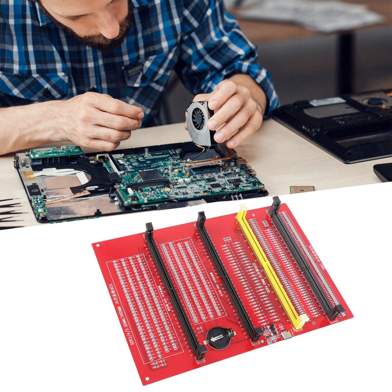 RAM Memory Diagnostic Analyzer Tester 4 in 1 Desktop DDR3 DDR4 DDR5 Tester Card Light