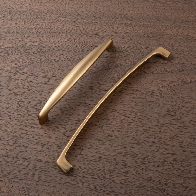 12 Pack Champagne Bronze Cabinet Pulls 3" Hole Center Drawer Pull | 76mm Solid Zinc Alloy Cabinet Handles, Modern Cupboard Hardware, For Dressers, Drawers, Kitchen, Vanity, Furniture, Closet 3'' Center to Center
