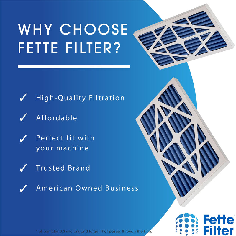 Fette Filter - 2 Pack 708731 / AFS-1B-OF Replacement Electrostatic Outer Filter Compatible with JET AFS-1000B and AFS-1000C Air Filtration Systems Part # AFS-1B-OF Includes 2 Filters.