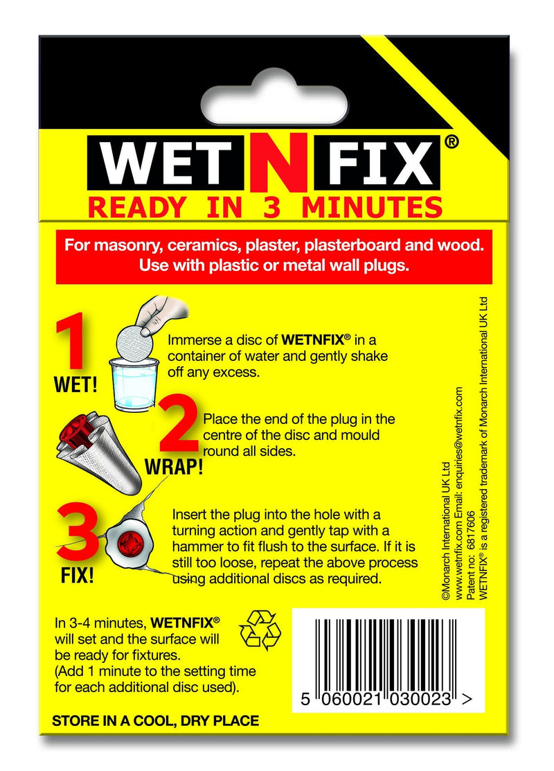 (20 Discs) - Fixing Wall Plugs Fast! No Need to Fill or redrill.