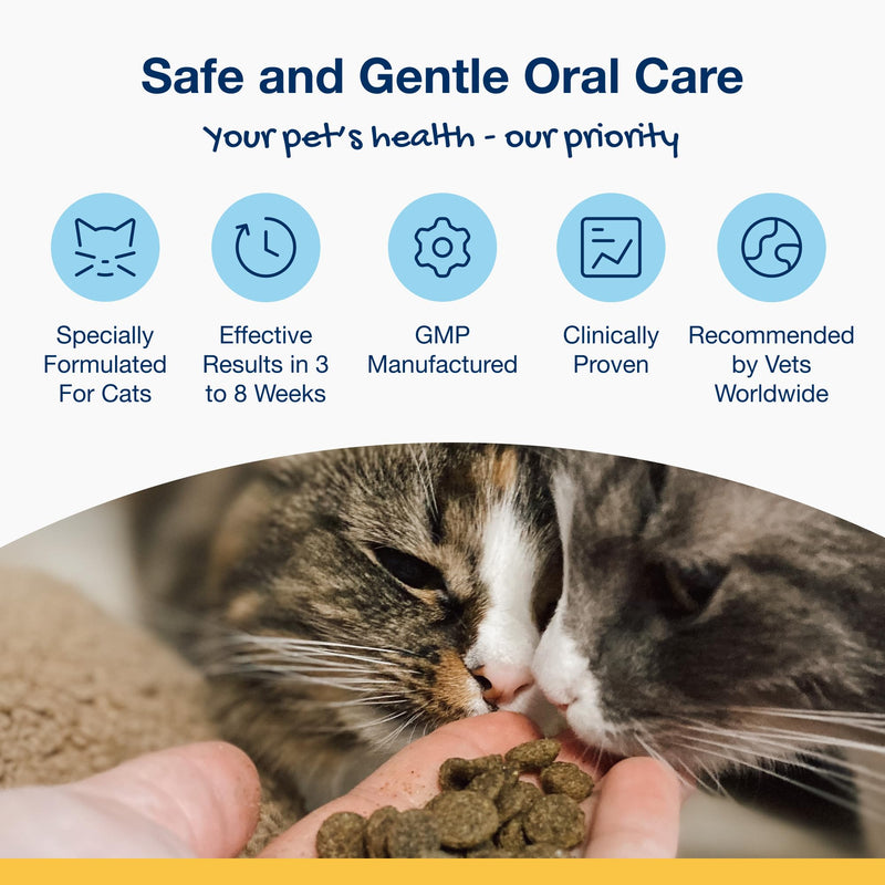 ProDen PlaqueOff Dental Bites Cat 60g - PawsPlanet Australia