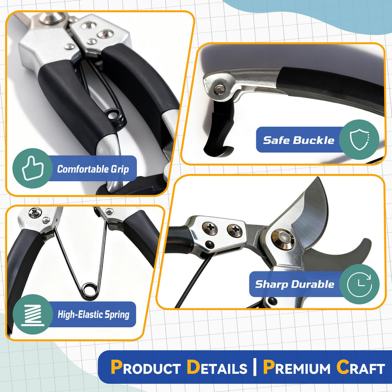 Goat Hoof Trimmers & Farrier Shears, Hoof Trimmers for Goats and Sheep, Multi-Purpose Goat Hoof TrimmerShear Garden Wire Pipe Cutting Tool-Curved Blade Curved Blade