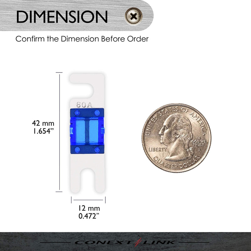 Conext Link AFS60-10 Nickel 60 Amp AFS Fuse 10 Pack （14106）
