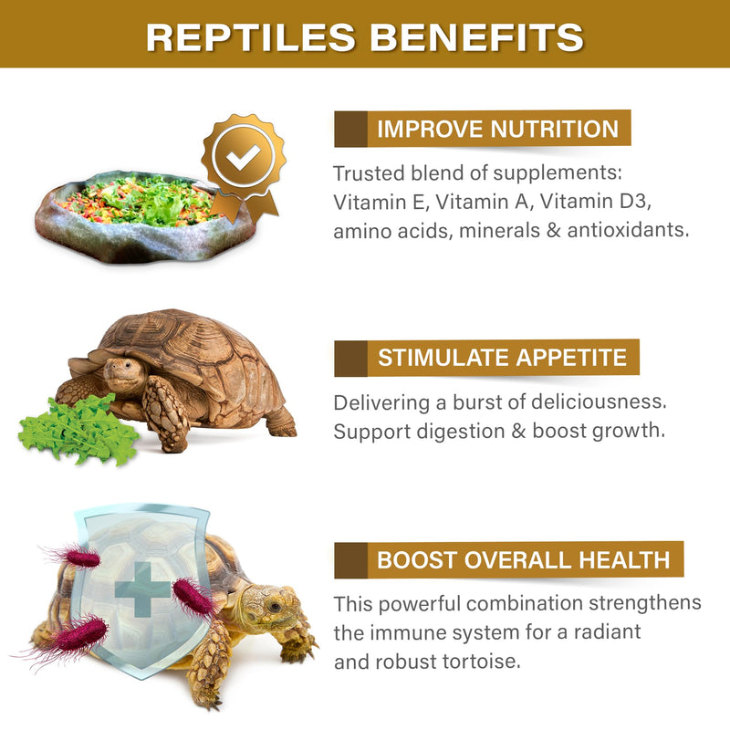 2oz Desert/Grassland Tortoise Food Supplement, Flower Salad Mix Topper. Supercharge Appetite, Health & Immune System. Complete Diet, Rich with Vitamins, Made in The USA. Enjoy! Grassland Tortoise Topper 2 Ounce (Pack of 1) - PawsPlanet Australia