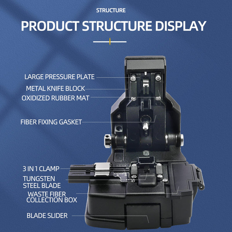 New High Precision HS-30 with Scrap box Optical Fiber Cleaver CT-30 Fiber Optics Cutter Hs-30 With Waste Fiber Bucket